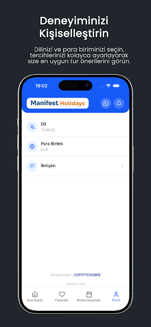 Manifest Holidays Screenshot 1