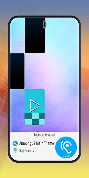 Piano Tap for AmongUs Main theme songs Screenshot 2