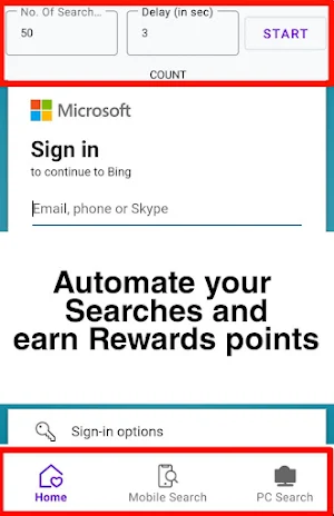 Auto Bing Search Screenshot 0