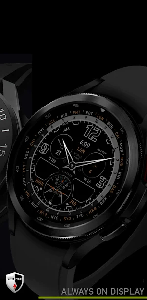 World Time Watch Face 049 Screenshot 2
