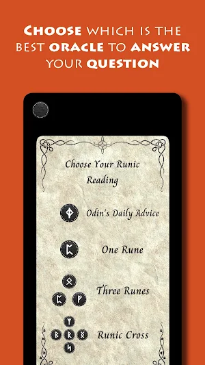 Runes Reading - Runic Divination Cross Screenshot 2