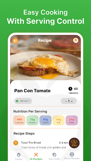 Cookbook App: Recipe Calories Screenshot 2