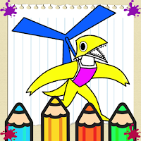 Coloring Rainbow Friends 3