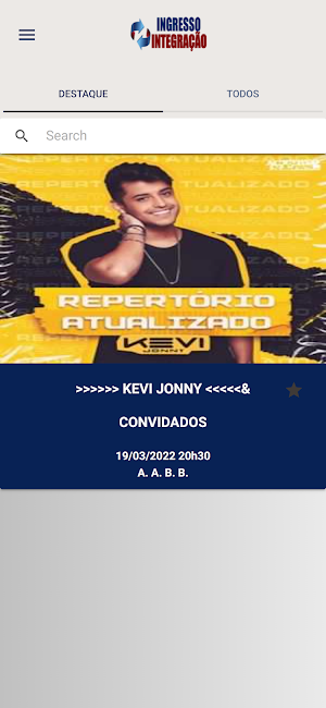 Ingresso Integração Screenshot 0