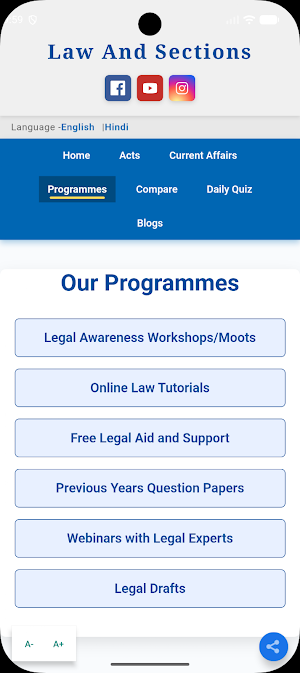 Law And Sections Screenshot 3