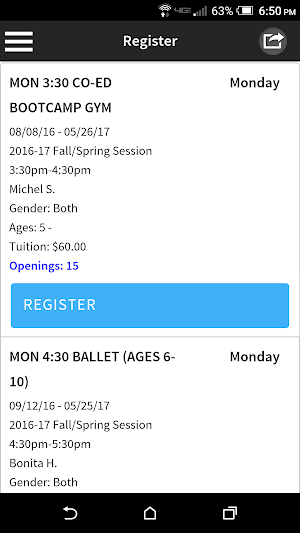 USA Gymnastics Academy Screenshot 2