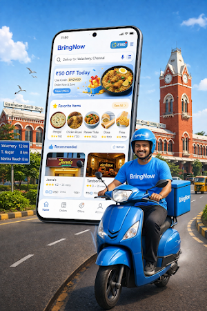 Bringnow Food Delivery Screenshot 0