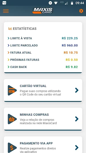 Maxis Card Screenshot 1