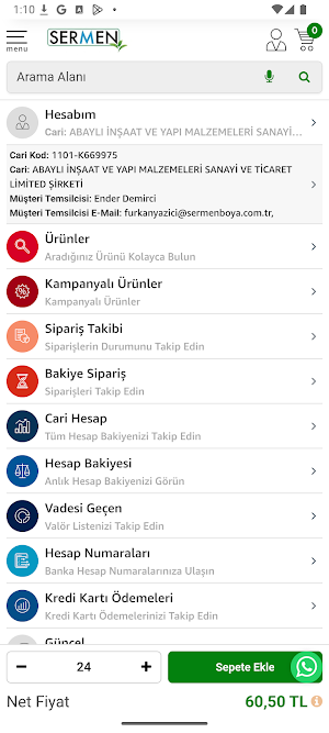 Sermen Boya B2B Screenshot 0