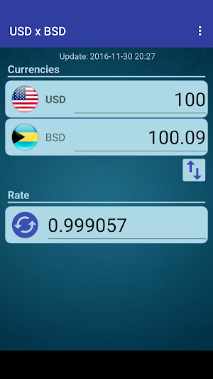 US Dollar to Bahamian Dollar Screenshot 0