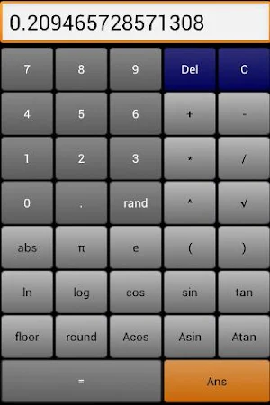 Calculator + ans + rand Screenshot 1