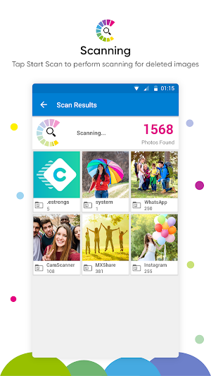 Photos Recovery - Restore Deleted Pictures, Images Screenshot 1