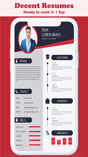 New CV Maker App: CV Builder New Resume Format Screenshot 1
