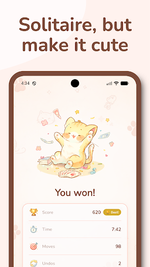 Cat Solitaire: Cozy Cards Screenshot 0
