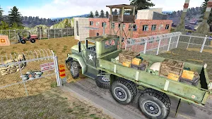 Army Checkpost Offroad Truck Driving Military Jeep Screenshot 0