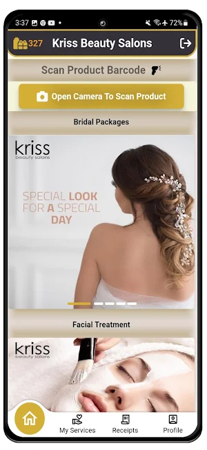Kriss Beauty Salons Screenshot 1