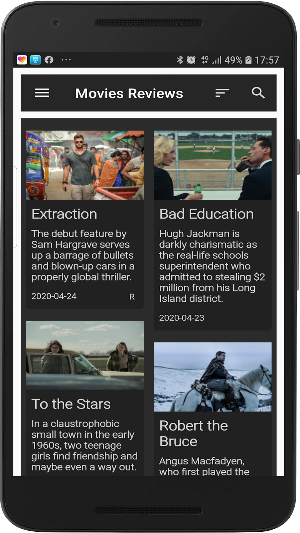 movie reviews Screenshot 1