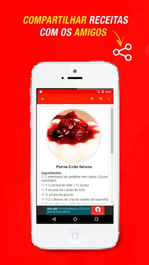 Receitas de Panacota Screenshot 0