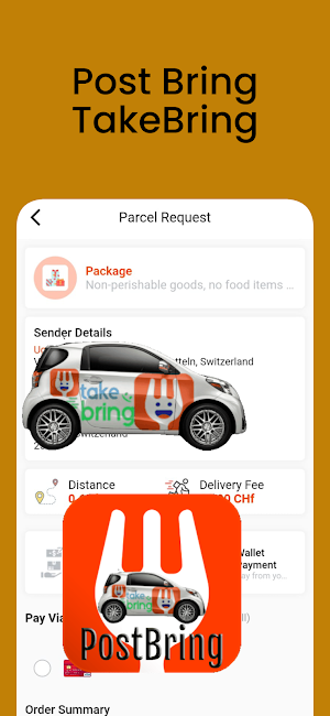 TakeBring : Courier Screenshot 0