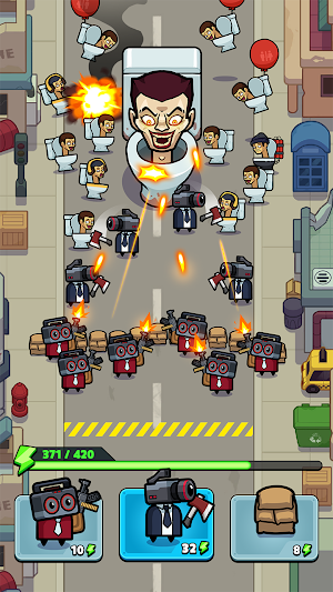 Toilet Fight: Police vs Zombie Screenshot 0