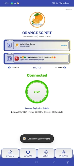 Orange 5G Net Screenshot 0