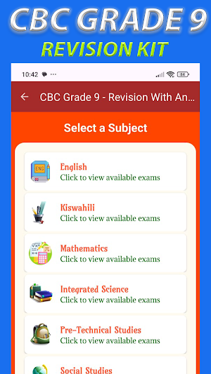 CBC Grade 9 Screenshot 1