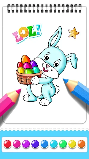 Easter Eggs Coloring Book Screenshot 3