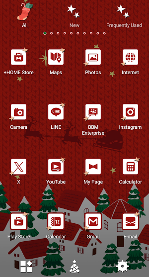 Christmas with Santa Theme Screenshot 2