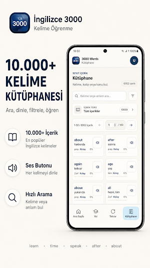 İngilizce 3000: Kelime Öğren Screenshot 2
