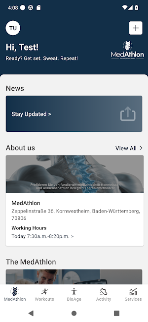 MedAthlon Screenshot 1