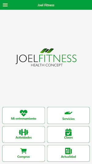 Joel Fitness Health Concept Screenshot 0