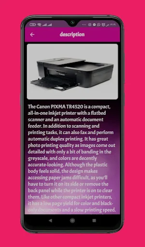 Canon PIXMA TR4520 guide Screenshot 1