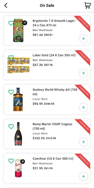 Drinks & Eats Ottawa Delivery Screenshot 1