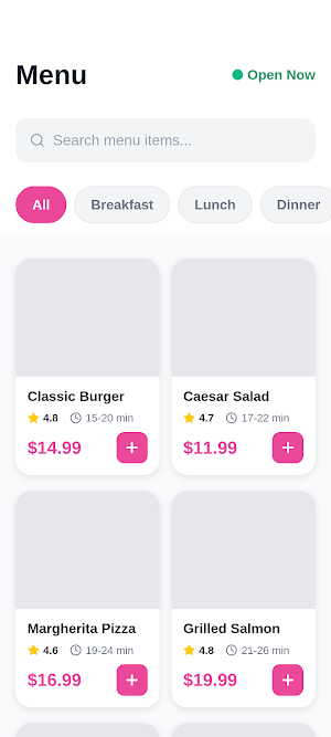 Martin's Restaurants Applicati Screenshot 1