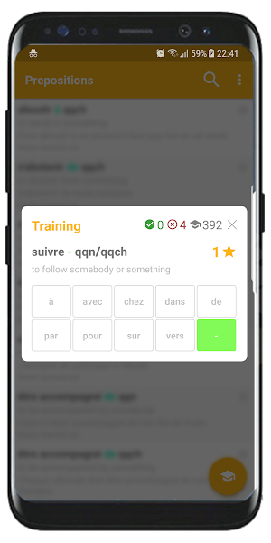 Prepositions - French Language Grammar Lessons Screenshot 3