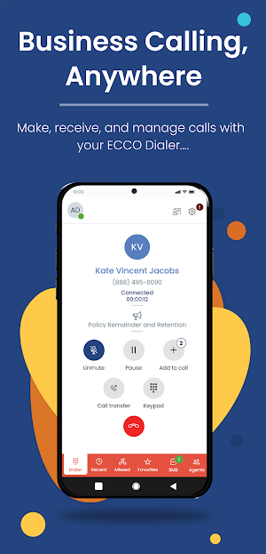 ECCO Dialer Screenshot 1