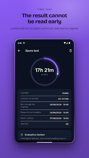 SteriProof: Autoclave Logbook Screenshot 1