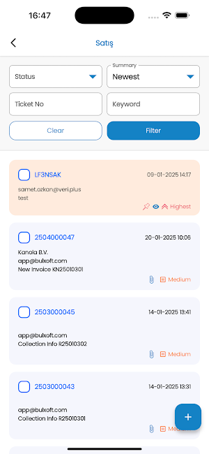 Bulxoft - Operations Screenshot 2
