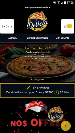 Delicia Pizza Screenshot 1