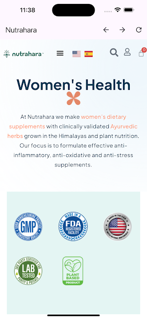 Nutrahara - Women's Health App Screenshot 1