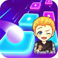 Lankybox : Tiles Hop Music 3D