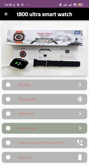 t800 ultra smart watch Screenshot 1