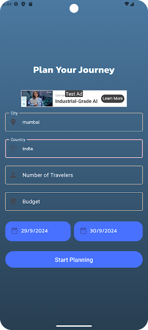 TripCity - AI Trip Planner Screenshot 1