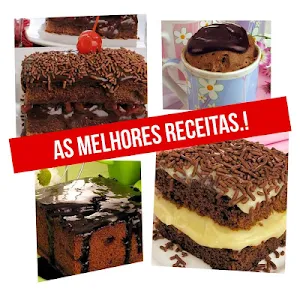 Receitas bolo de chocolate Screenshot 1