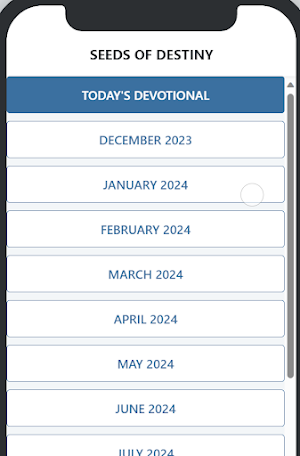 Seeds of Destiny Devotional Screenshot 2