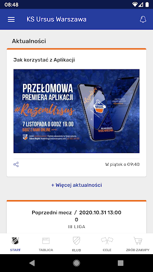 KS Ursus Warszawa Screenshot 2