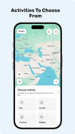 Paece: Run. Hike. Share. Vibe. Screenshot 2