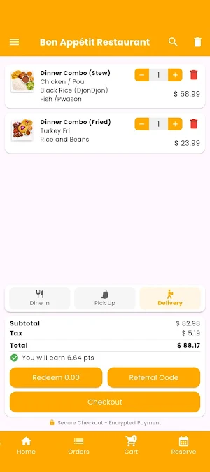 Bon Appétit Restaurant Screenshot 1