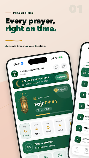 Sajda: Prayer Times Quran Screenshot 0