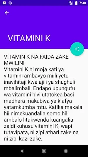 VYAKULA VYA VITAMINI Screenshot 0